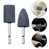 2Pcs Stone Polishing Grinding Wheel Hexagonal Shank Corundum Sharpening Head Drill Tool Machine Metal Grinder Rotating Cone