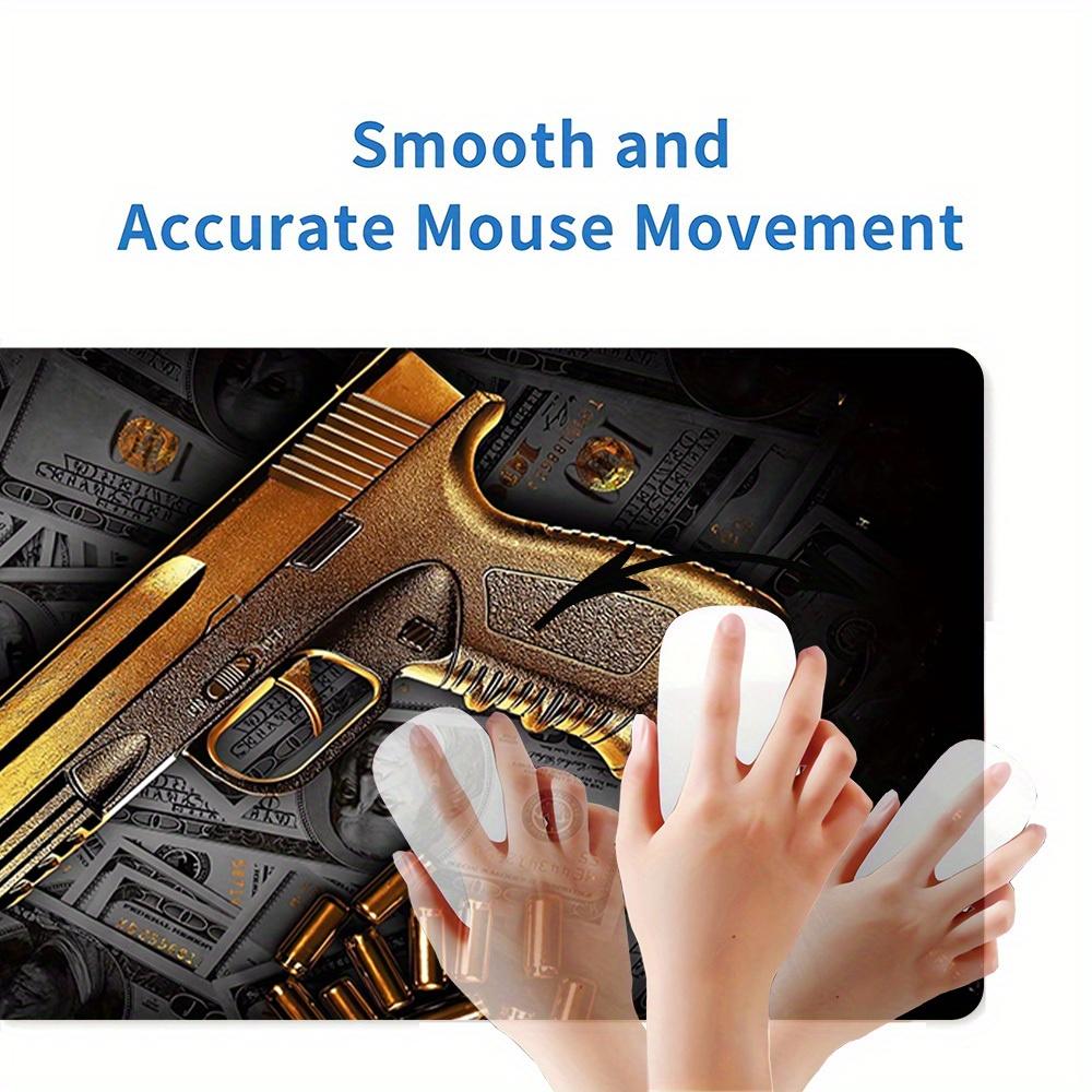 Large Multi-Size Non-Slip Rubber Base Large Gaming, Money, Power Mouse Pad, Stitched Edges Keyboard Desk Mat for School, Office, Home, Gift