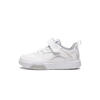 Li Ning Kids модные удобные амортизирующие кроссовки Rebound детские кроссовки стандартные-белые YKNU060-1