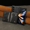 Кожаный кошелек-чехол для телефона с беспроводной зарядкой MagSafe для Samsung Galaxy Z Fold 7 6 5 4 3 Fold7 Fold6 Fold5 Флип-кошелек Чехол для карт
