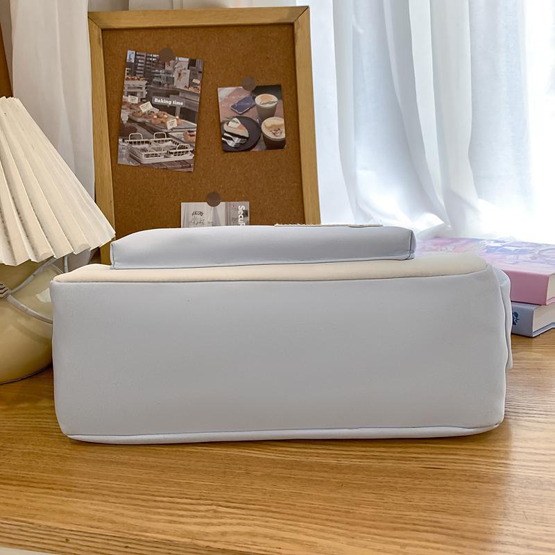 Women Messenger Bag College Style Large Capacity Tote Bag Student Class Commuter Bag