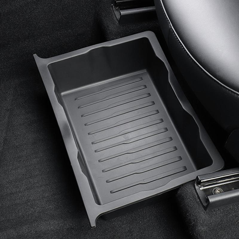 Ящик для хранения под сиденьем Tpe для модели Y 2017-2024, центральная консоль, органайзер, контейнеры, сумка для переднего сиденья, мусорный лоток, аксессуары