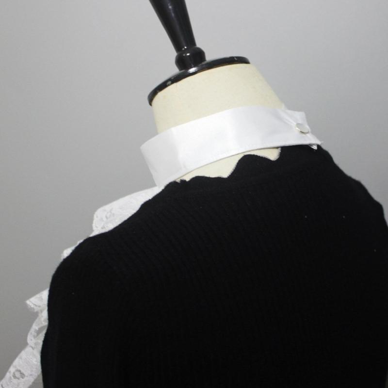 Декоративные ложные рукава Жабо воротник для женщины Эластичные манжеты Съемный воротник Свадебное платье Шитье Манжеты