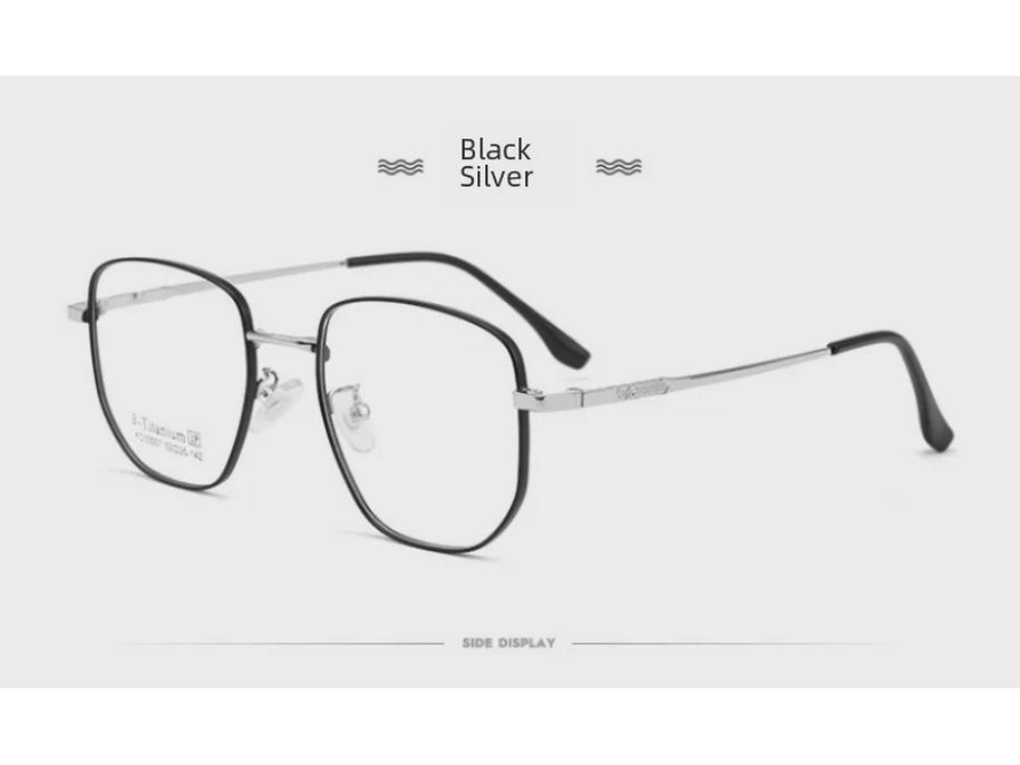 Немагнитная титановая оправа для очков в стиле ретро для женщин - модель KO33007K, сверхлегкая и подходит для близорукости