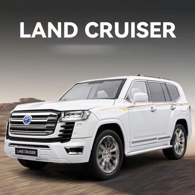 Новый 1:18-масштабная модель легкосплавного автомобиля Toyota Land Cruiser LC300 с настоящим звуком и подсветкой, детская игрушка в подарок мальчику, внедорожная коллекционная модель премиум-класса для любителей автомобилей