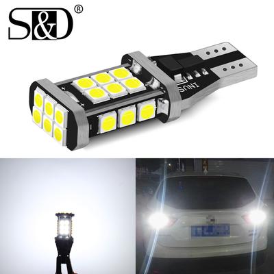 1 шт. W16W T15 светодиодные лампы 921 912 W16W светодиодная лампа 3030 SMD Canbus OBC безошибочная светодиодная резервная лампа автомобильная лампа заднего хода ксеноновая белая DC 12 В