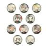 Bungo Stray Dogs Bungo Stray Dogs  Kasakko Metal Can Badge  1box  10pcs 