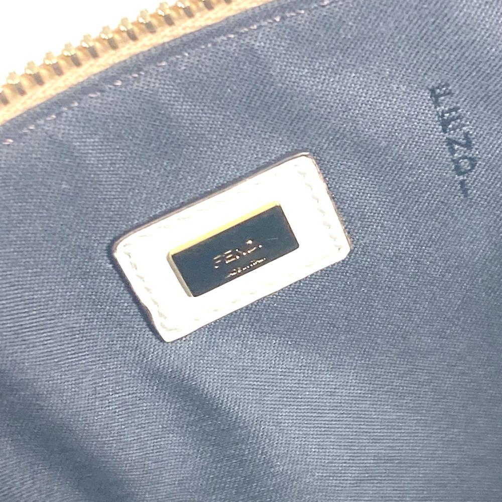 FENDI 8N0178 Mouton Logo bore Bag pouch with strap Clutch bag