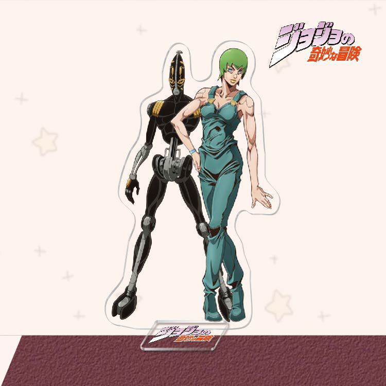JoJo's Bizarre Adventure Анимационные Комиксы Периферийные Игрушки JOJO Дио Акриловый Настольный Стенд Аниме Фигурка Действия Модель Коллекция