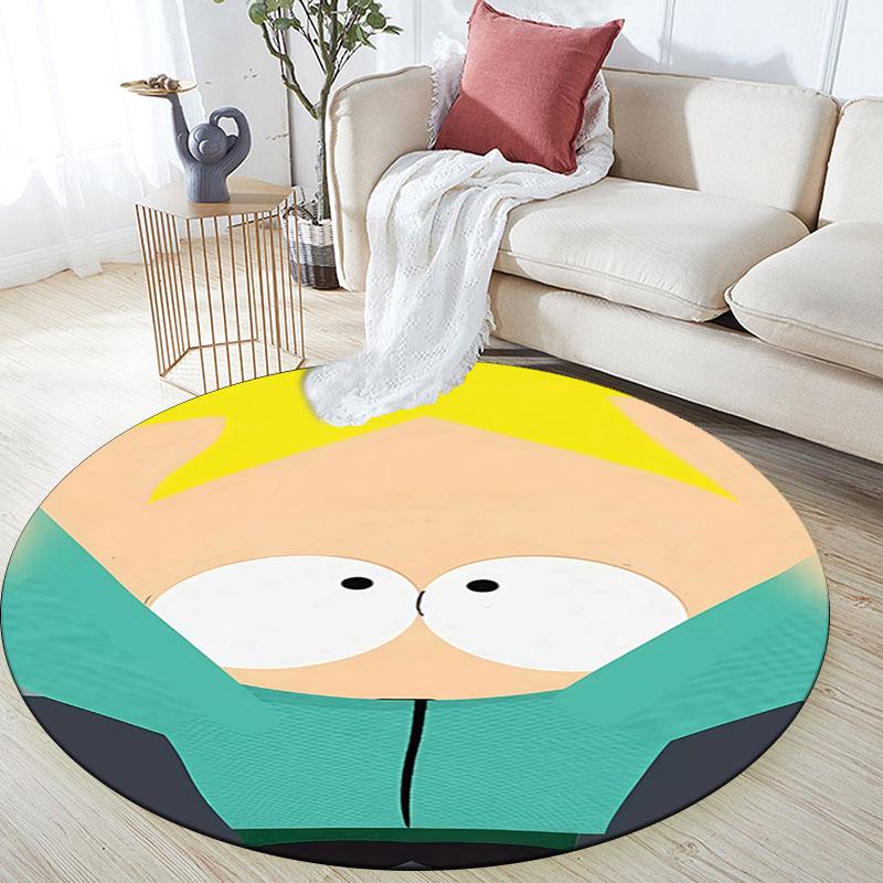 Butters Stotch pattern round rug,Carpet Rug for Living Room Bedroom Playroom ,Non-slip Floor Mat,Holiday Gifts and Birthday Gifts.