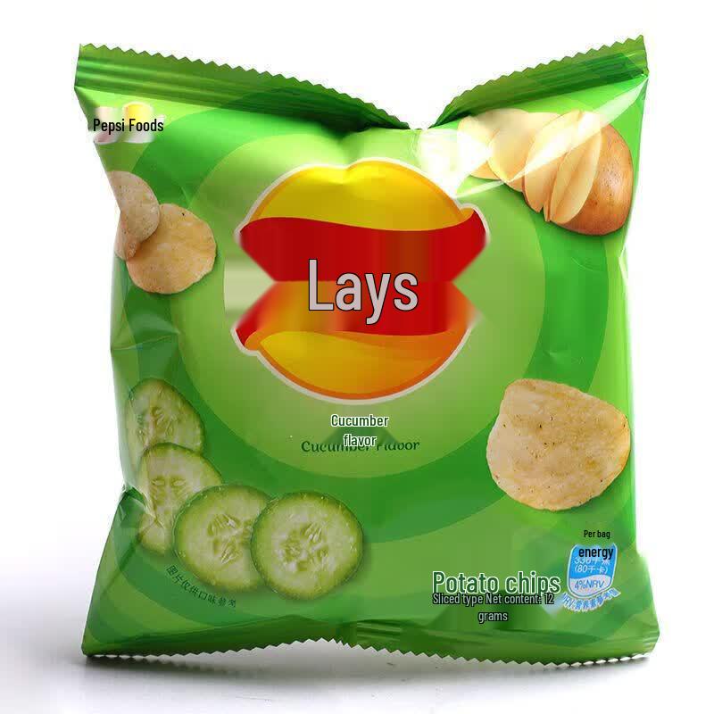 Lay's Cucumber Flavor Potato Chips - 100 Count