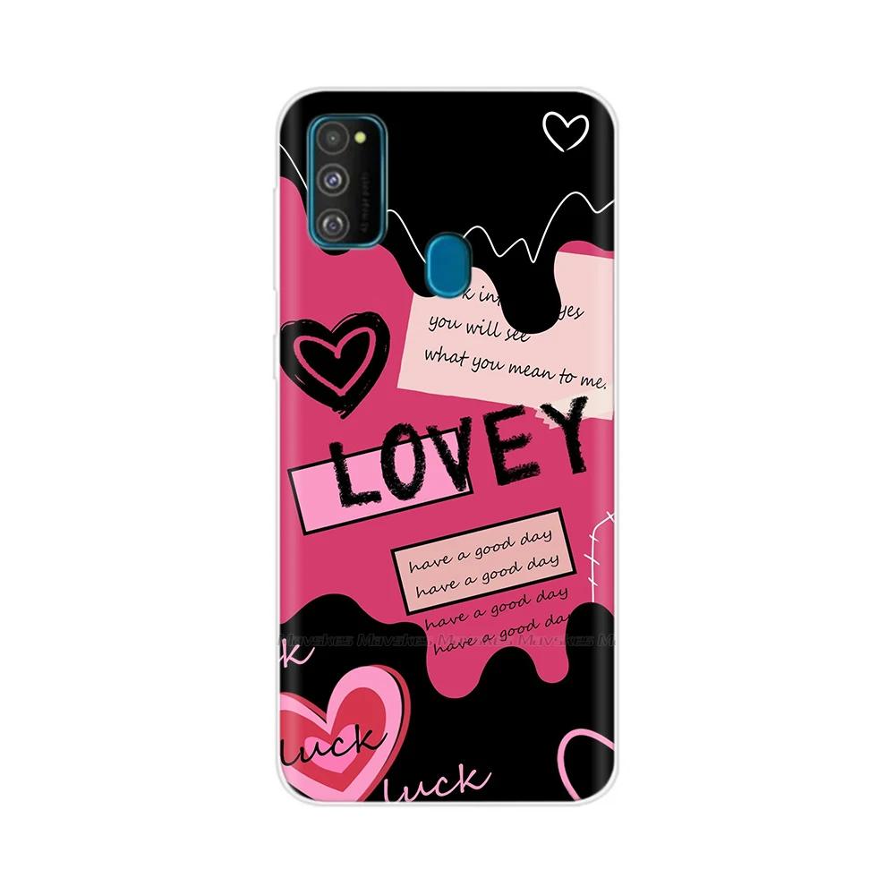 Для Samsung Galaxy M21 M30S Чехол Задняя крышка Прозрачный Мягкий Силикон ТПУ Чехол для телефона Для Samsung M21 M30S Прозрачный Ударопрочный Coque Оболочка
