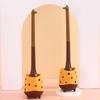 Cute Toilet Cleaning Brush Giraffe Shape Toilet Brush and Holder Long Handle Toilet Scrubber for Toilet Cleaning