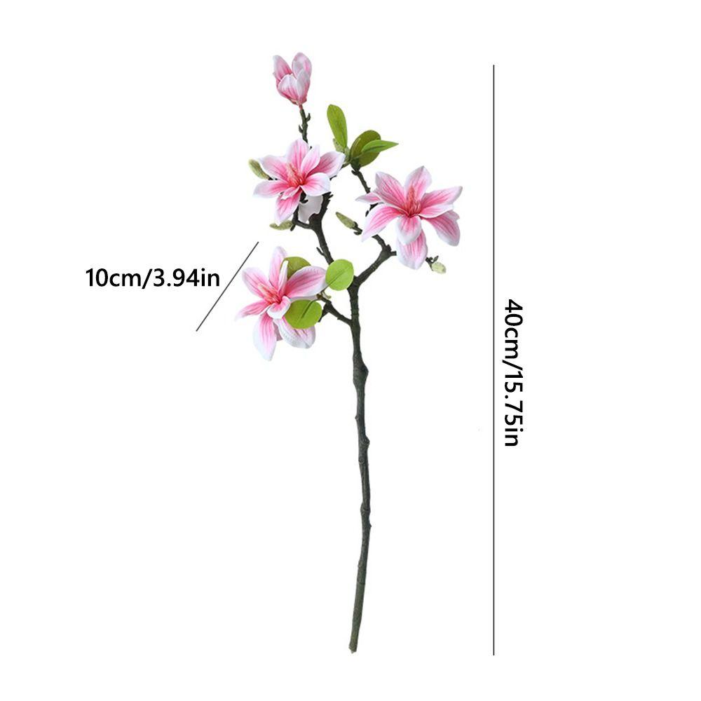 New Chinese Style Simulation Yulan Magnolia Real Hand Feel Fake Flower  Home Decoration