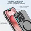 Роскошный магнитный кожаный чехол-подставка для телефона для iPhone 17 16 15 14 11 12 13 Pro Max Беспроводная зарядка для Magsafe Противоударный чехол