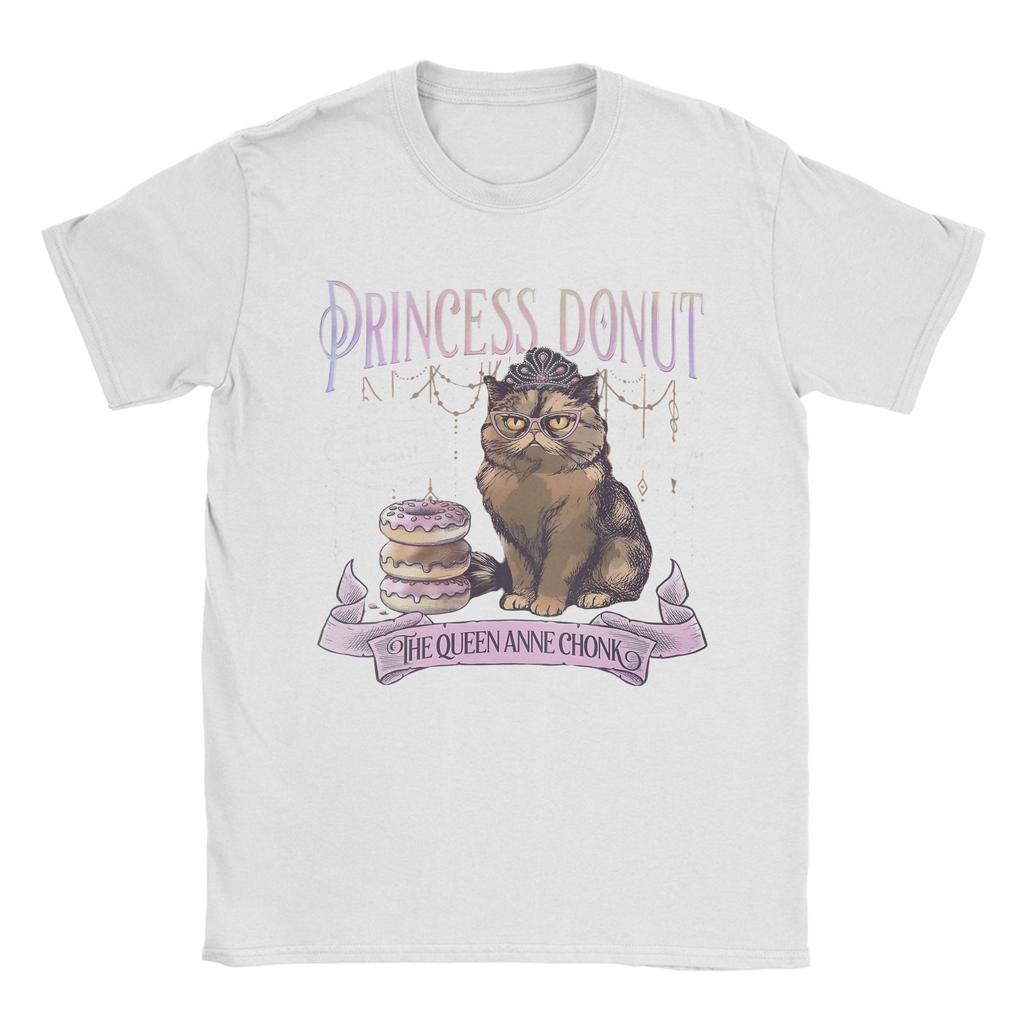 Princess Donut Dungeon Crawler Carl T Shirt for Men Cotton Funny TShirts O Neck Tee Shirt Short Sleeve Tops New Arrival