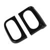 RUIQ Interior Drink Holder Cover Garnish for Mitsubishi New Delica Standard Piano Black D5 Grade,