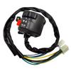 7/8" 22mm Motorcycle Handlebar Multi-function Kill Start Light Choke Switch Assembly For 70cc 90cc 110cc 125cc Quad ATV Buggy