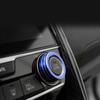 2Pcs/Set Replacement AC Climate Control Ring Knob Trim Cover for Honda Civic 2016 - 2019 Aluminum Car Decor Car Accessories