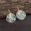 Aqua Chalcedony Silver Gemstone Jewelry, 925 Sterling Silver Earrings , Handmade Everyday Earrings Jewelry For Women