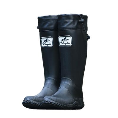 Женские водонепроницаемые нескользящие резиновые сапоги из ЭВА с сетчатой подкладкой и композитным носком, пляжные сапоги с высоким берцем, зимние пластиковые сапоги для взрослых и детей, дождевые туфли