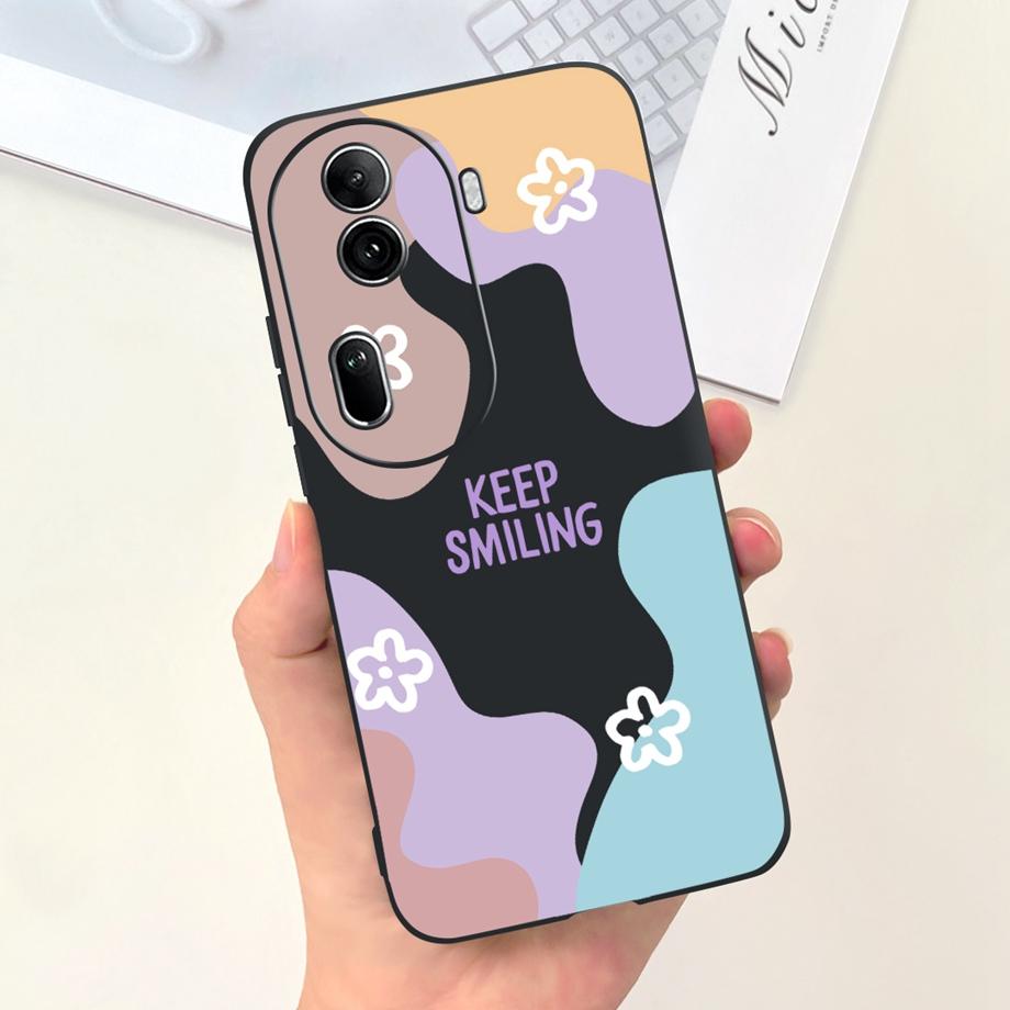 Чехол для телефона Oppo Reno 11 Pro 5G Милые животные Силиконовый Мягкий ТПУ Задняя крышка Для Oppo Reno11 CPH2599 Reno11 F CPH2603 Capa