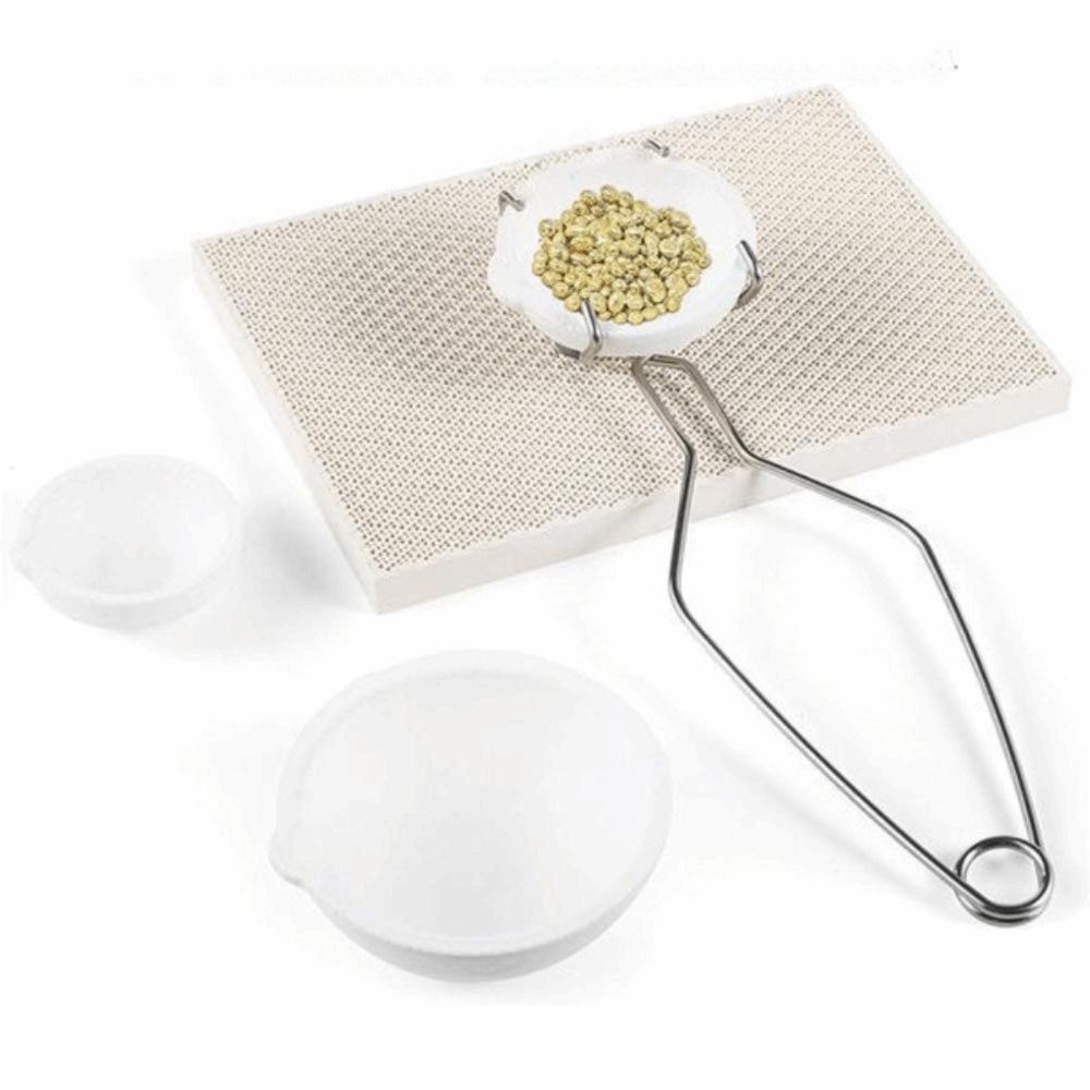 Heat-resistant Melting Bowl Round Jewelry Casting Tools Convenient Furnace Tools  Platinum Refining