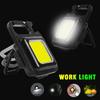 Super Bright Mini COB Keychain Portable light Flashlight Portable Lamp with Magnet USB Charging Waterproof Lighting Camping Lamp