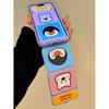 Cute Cartoon Flip Magnetic Suction West Highland Folding Bracket IPhone 16/15 Mobile Phone Case Suitable for Apple 14/13