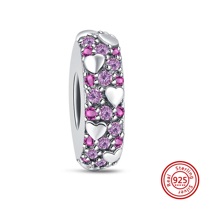 S925 серебро лист лотоса птица замок кулон пчела-бабочка дерево тонкие бусины подходят оригинальный браслет-подвеска DIY ювелирные изделия