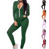 Women's Casual Fashion  And Winter Solid Colour Long Sleeve  Suit