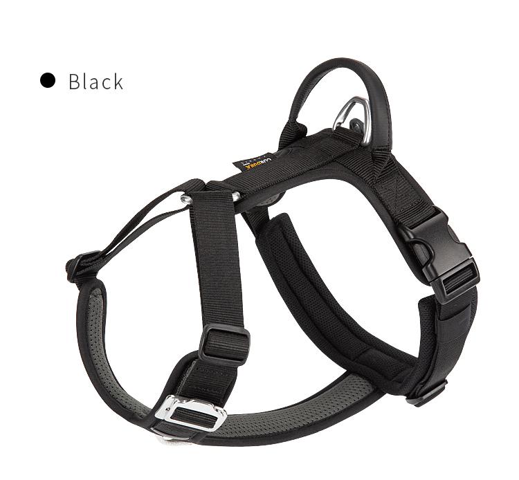 Шлейка для собаки, не тянущая, светоотражающая, для маленьких, средних и больших собак, взрывозащищенная жилетка-шлейка, регулируемые дышащие нагрудные ремни для собаки