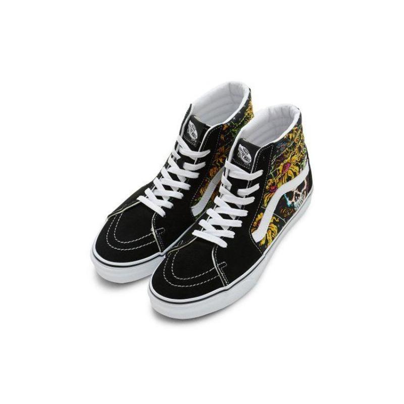 Vans SK8 Высокие кеды для скейтбординга Унисекс Черно-желтые Удобные Универсальные VN0A5HXV640