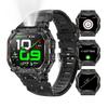 QTLLBT Smartwatch, Multiple Sports Modes, Wireless Calling, Voice Assistant, Weather Updates - 3ATM Waterproof, Silicone Strap
