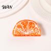 Fruit Design Hair Accessory Claw Back Head Shower Clip Medium Multi-color Size Shark Non-slip Versatile