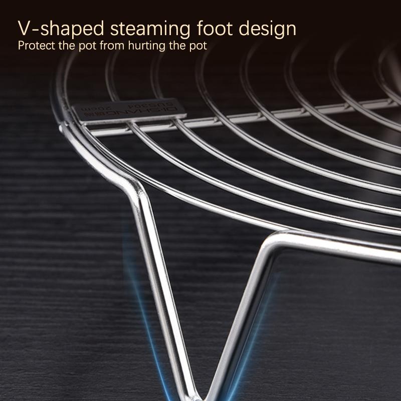 1 шт. Пароварка из нержавеющей стали, многофункциональный поднос, посуда, подставка для готовки