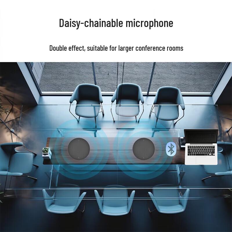 HONGSHIDAO Wireless Omnidirectional Conference Microphone BT33W (CN version)