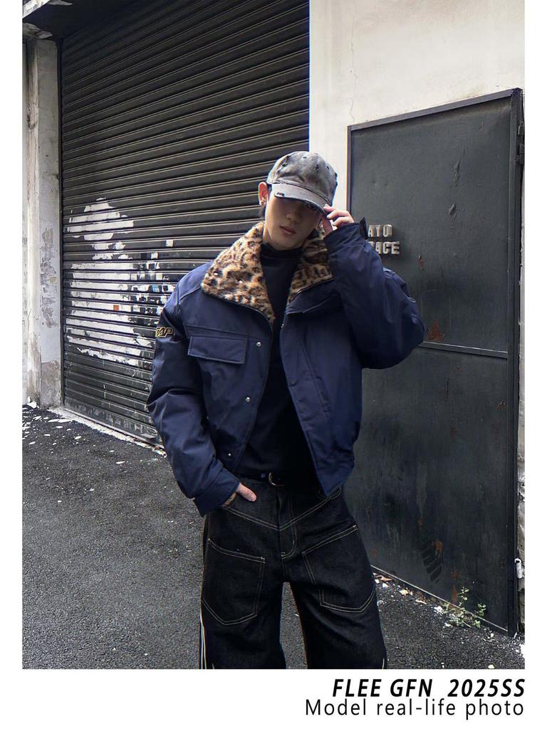 2025 Heavyweight Retro Winter Men's Barn Style Cotton Jacket