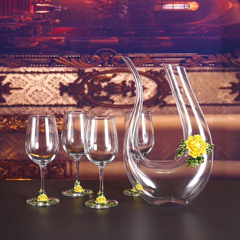 Бокал для красного вина, набор бокалов, хрустальный бокал, винный графин, фляга, диспенсер для вина, барная посуда, наборы для вина, изысканные подарки