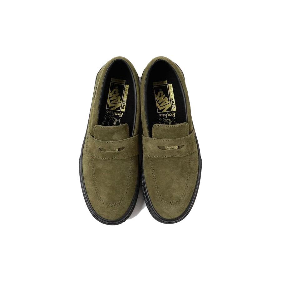 Beatrice Domond x Vans Skate Style 53 Осень Мужские Кроссовки Зеленый Темно-оливковый VN0A5HELDOL