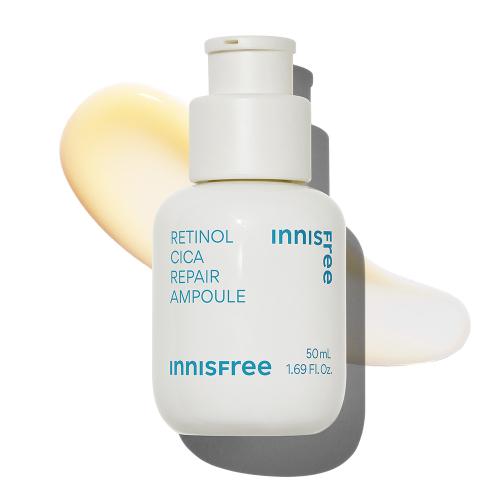 Innisfree [Бесплатный подарок] Сыворотка с ретинолом и центеллой для пор 50 мл + 2 по 10 мл + 2 диска с центеллой