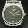 ВОССТАНОВЛЕННЫЕ ВИНТАЖНЫЕ МУЖСКИЕ ЧАСЫ SEIKO 5 AUTOMATIC JAPAN С ЗЕЛЕНЫМ ЦИФЕРБЛАТОМ a434687-2