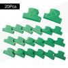 Pipe Clips Greenhouse Clamp Fitting Lamination Card Netting Hoop Part 20pcs Accessory Assembly Plant Stakes Replacement
