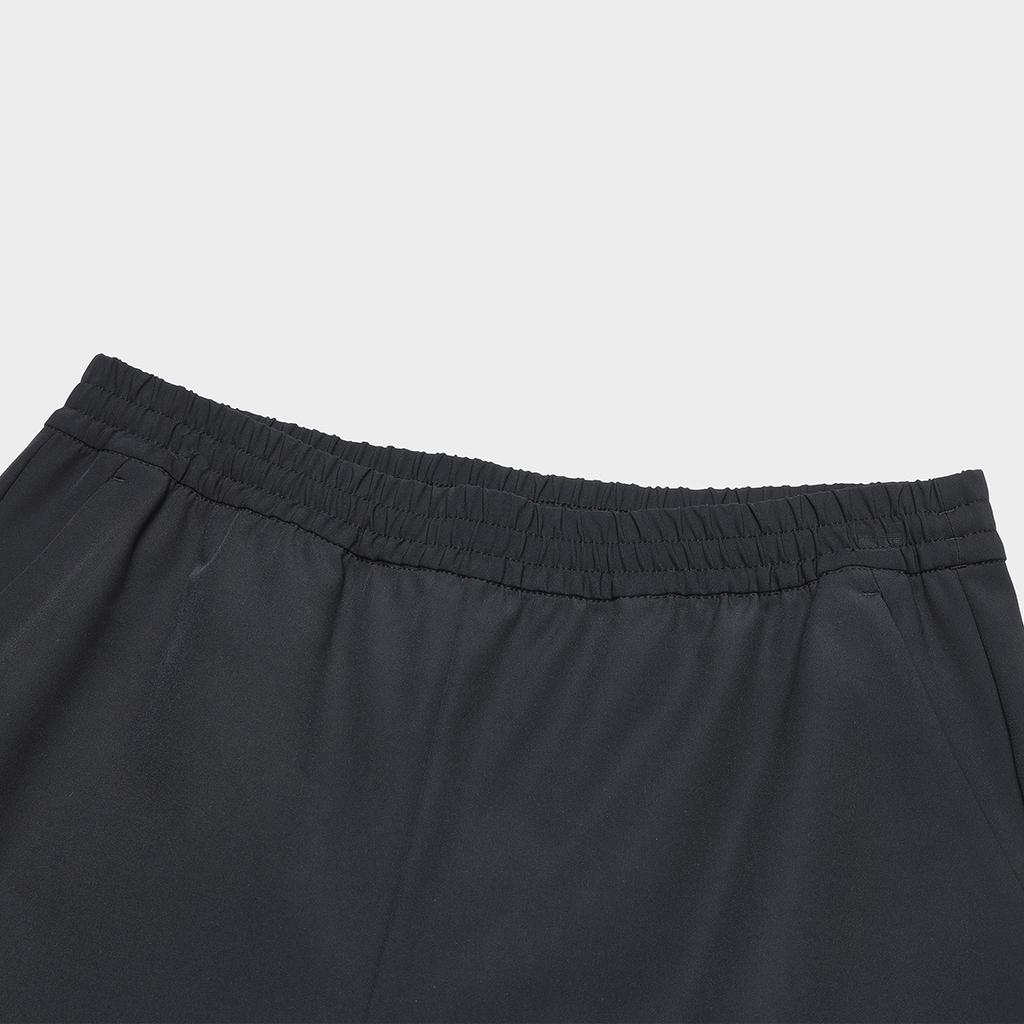 Fila Однотонные спортивные брюки прямого кроя из тканого трикотажа для фитнеса, мужские, глубоко-черные A11M411804F-BK