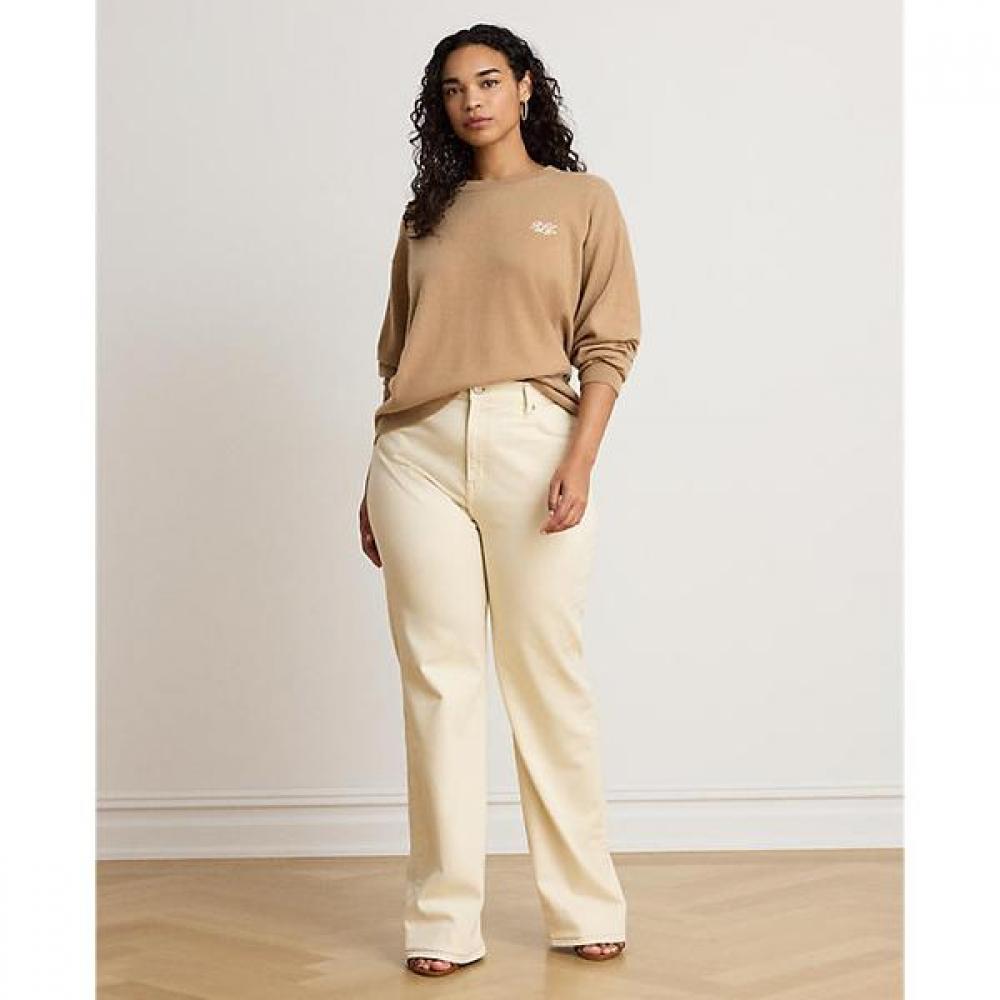 Lauren Ralph Lauren Embroidered Cashmere Crewneck Sweater Wmlrswes6820974260