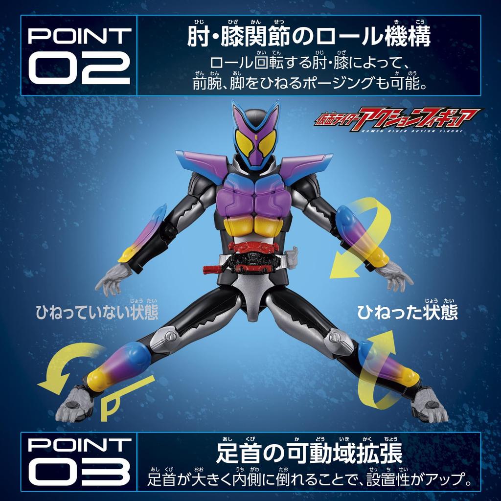 [BANDAI] Kamen Rider Gab Kamen Rider Action Figure Kamen Rider Gab Popping Mi Form
