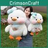 Fat With Duck Bowknot Plush Toy Animal Stuffed Doll Bedroom Decoration Gift Kids