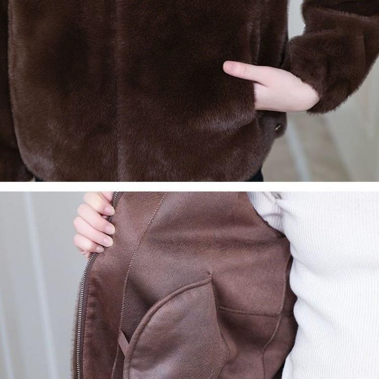 Элегантная и универсальная шуба для женщин среднего возраста на осень и зиму, изготовленная из теплого и мягкого кашемира.