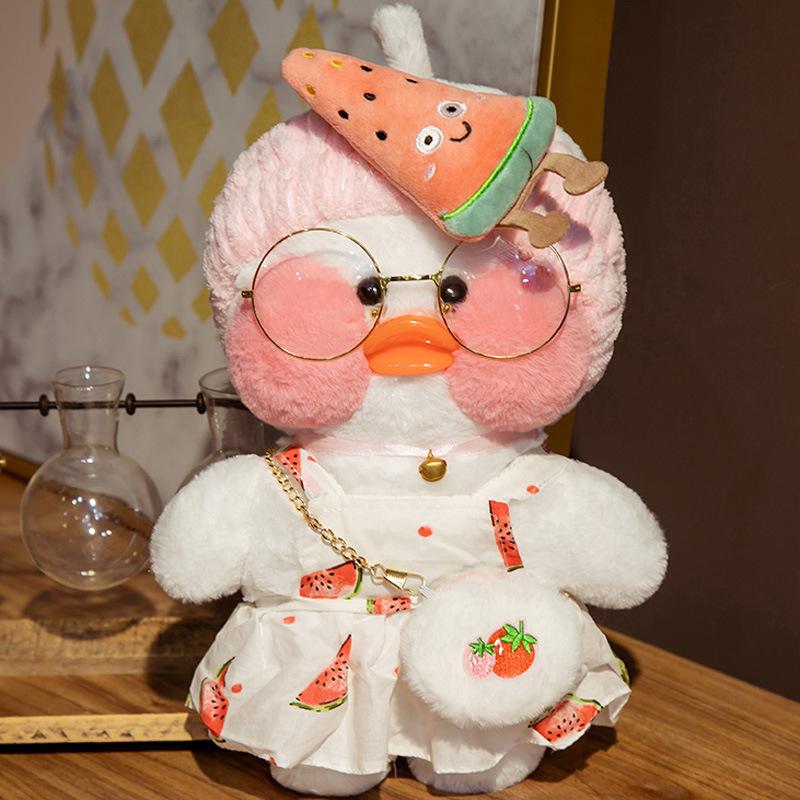 Утка с гиалуроновой кислотой, Популярная утка, Lalafanfan Cafe, Мими Инс, Плюшевая игрушка Утка с гиалуроновой кислотой