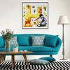 DIY Diamond Painting Round Diamond The Letters "H" In Vini and Eeyore Full Diamond Mosaic Home Decoration Painting Cross Stitch Kit